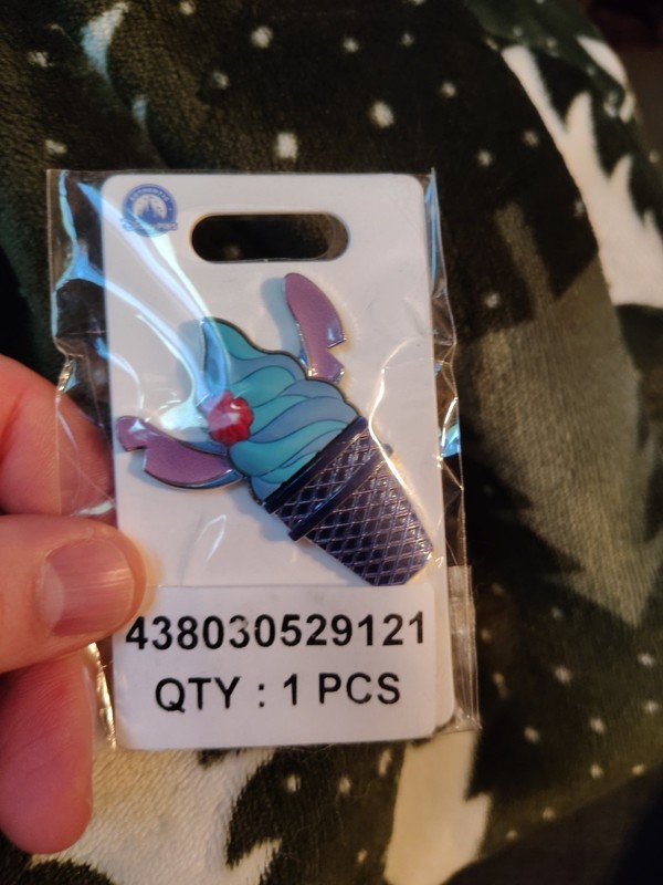 Disney Stitch Ice Cream Cone Pin 