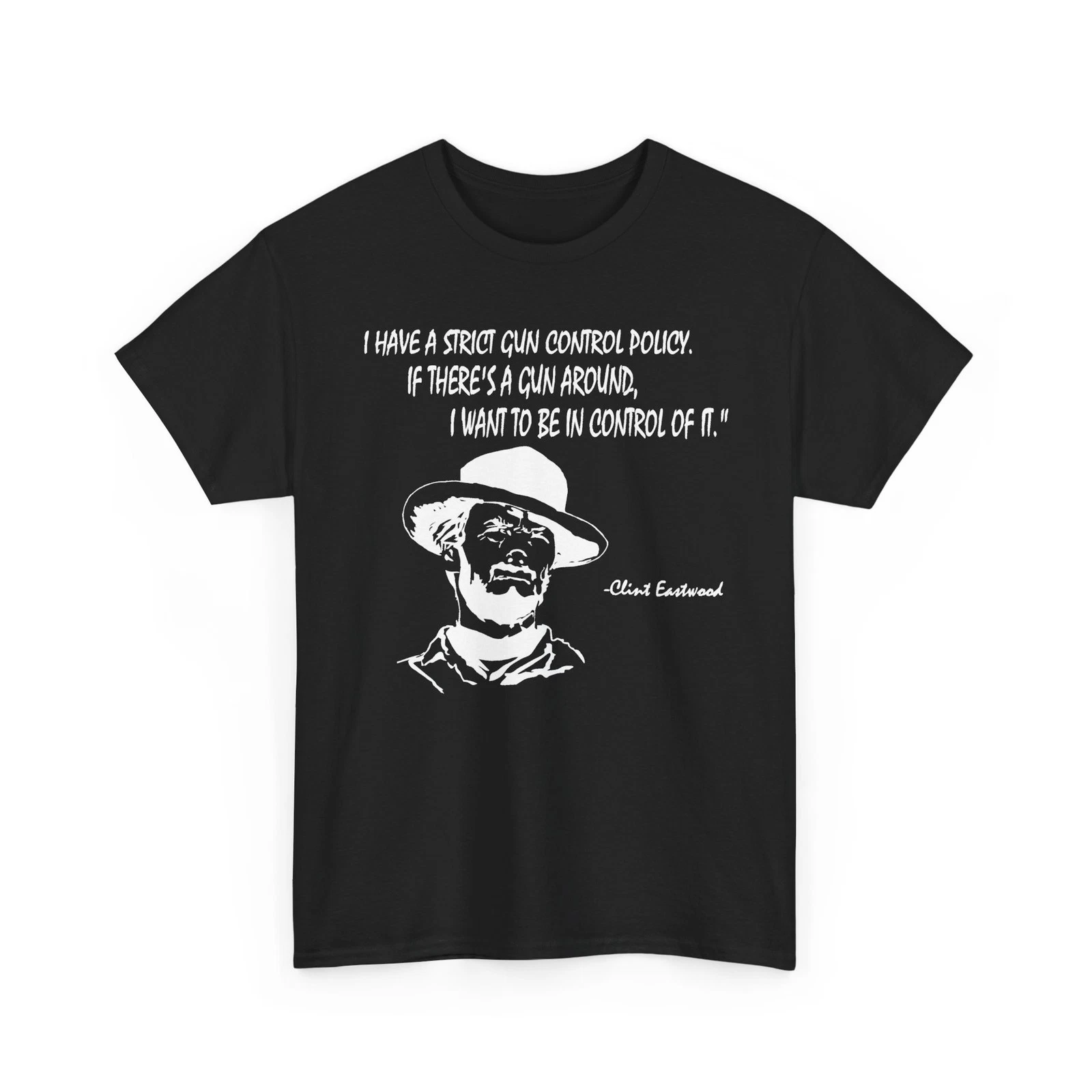Dirty Harry Gun Control Movie Unisex Heavy Cotton Tshirt
Opens in a new window or tab