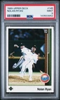 1989 Upper Deck Nolan Ryan #145 PSA 9