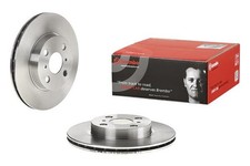 2x BREMBO Bremsscheibe PRIME 09.6765.10 für TOYOTA PASEO EL54_ EL54C EL54R