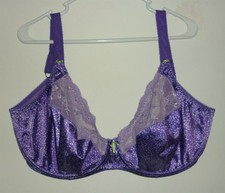 ELOMI "JOCELYN" UNDERWIRE PLUNGE BRA EL8750 COLOR: IRIS SZ 38L