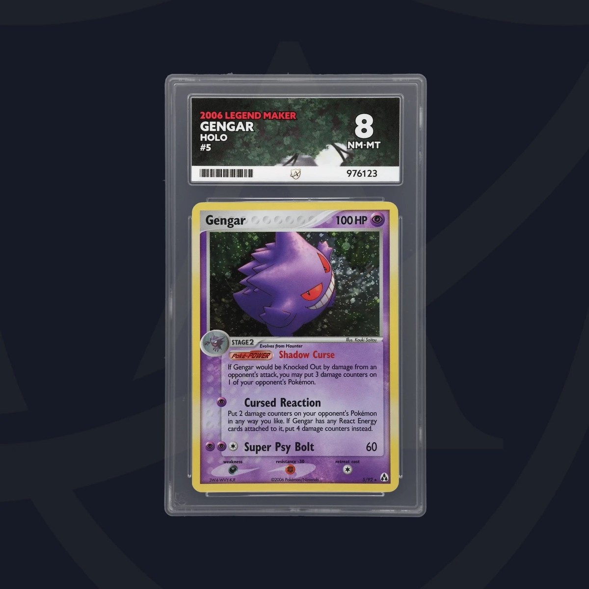 Gengar 5/92 ACE 8 - Ex Legend Maker Holo - Pokemon Card Game | eBay Gengar 5/92 ACE 8 - Ex Legend Maker Holo - Pokemon Card Game | eBay