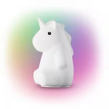 Toddler Unicorn Night Light Rechargeable LED Silicone Kids Bedroom