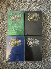 4 The Great Creator Earth Gilded Playing Card Deck Set Riffle Shuffle New Sealed