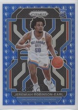 2021-22 Panini Prizm NBA 75th Anniversary Prizm Jeremiah Robinson-Earl #319 oh4