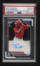 2024 Bowman Chrome Prospect Auto Felix Morrobel #CPA-FM PSA 10 GEM MT Auto 18nn