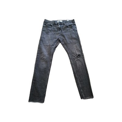 Teen Bershka Skinny Jeans Denim Size ''32×27'' Black