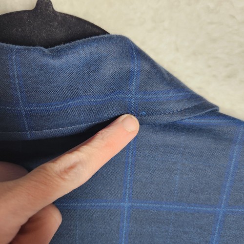 Cabi Sunset Kiss Windowpane Blazer 5425 Sz 8 Button Blue Academia Preppy Career - Picture 4 of 20