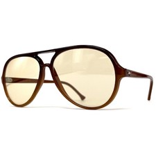 Vintage KILLY 374 Photochromic Mineral Aviator Sunglasses 1980s France Duo Brown