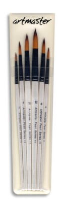 Artmaster Aquarellpinsel Set 6 Größen