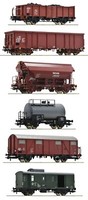 Spur H0 Roco 76030 GüTerwagen-Set 6-Tlg. Set: GüTerzug, Dr Neu Ovp