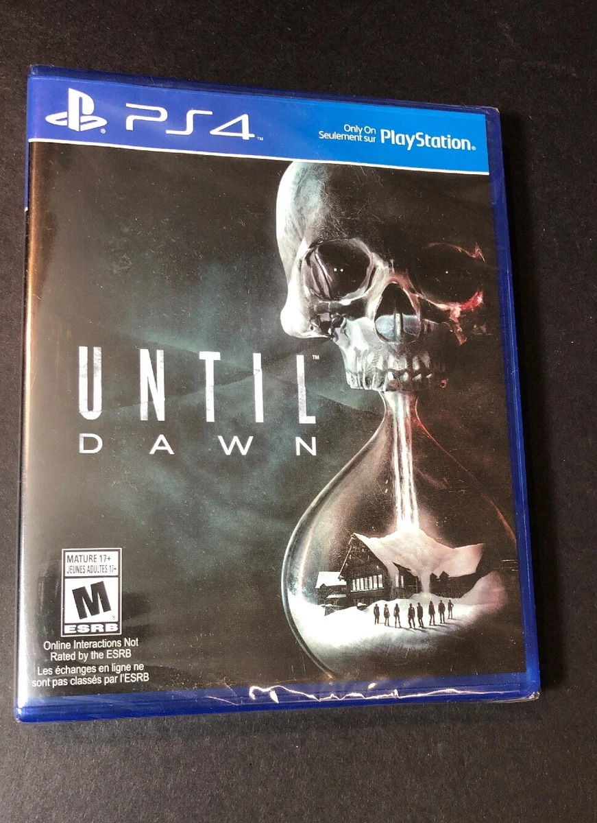 Until Dawn First Print Blue Case PS4 NEW eBay