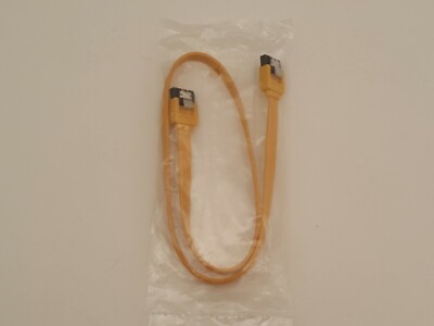BIOSTAR Accessory | SATA Cable 180 - 180 | Orange | Latching | 18'' | NEW