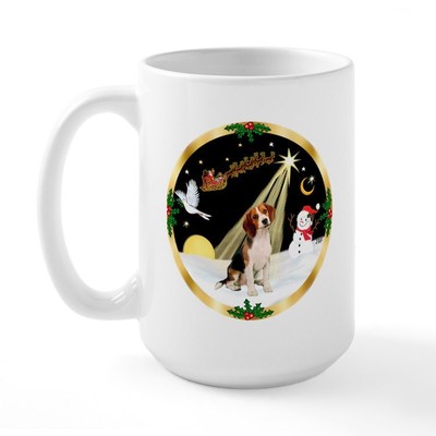 CafePress Night Flight/Beagle Large Mug (279879365)