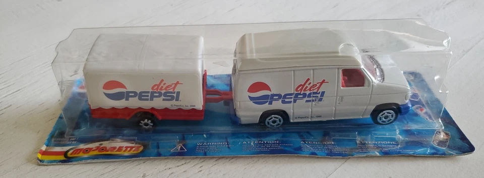 Set of 7 Majorette Metal Pepsi Car Van Ford Model A 57 Pickup Truck Vehicles - Image 2 of 4