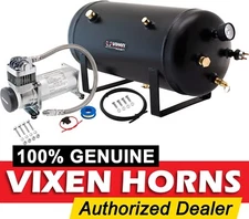 5 GAL AIR TANK/200 PSI COMPRESSOR ONBOARD SYSTEM KIT FOR TRAIN HORN 12V VXO8350