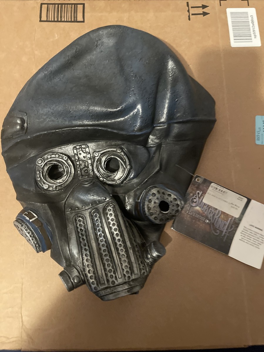Full Head Sucker Punch Latex Halloween WW2 Zombie Steam Punk Gas