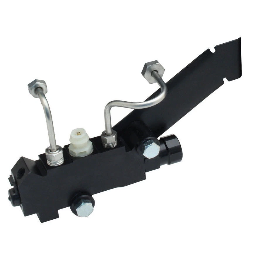 Válvula de hélice negra de tambor de disco / kit combinado para montaje izquierdo, líneas 9/16" y 1/2" Foto 2 de 4