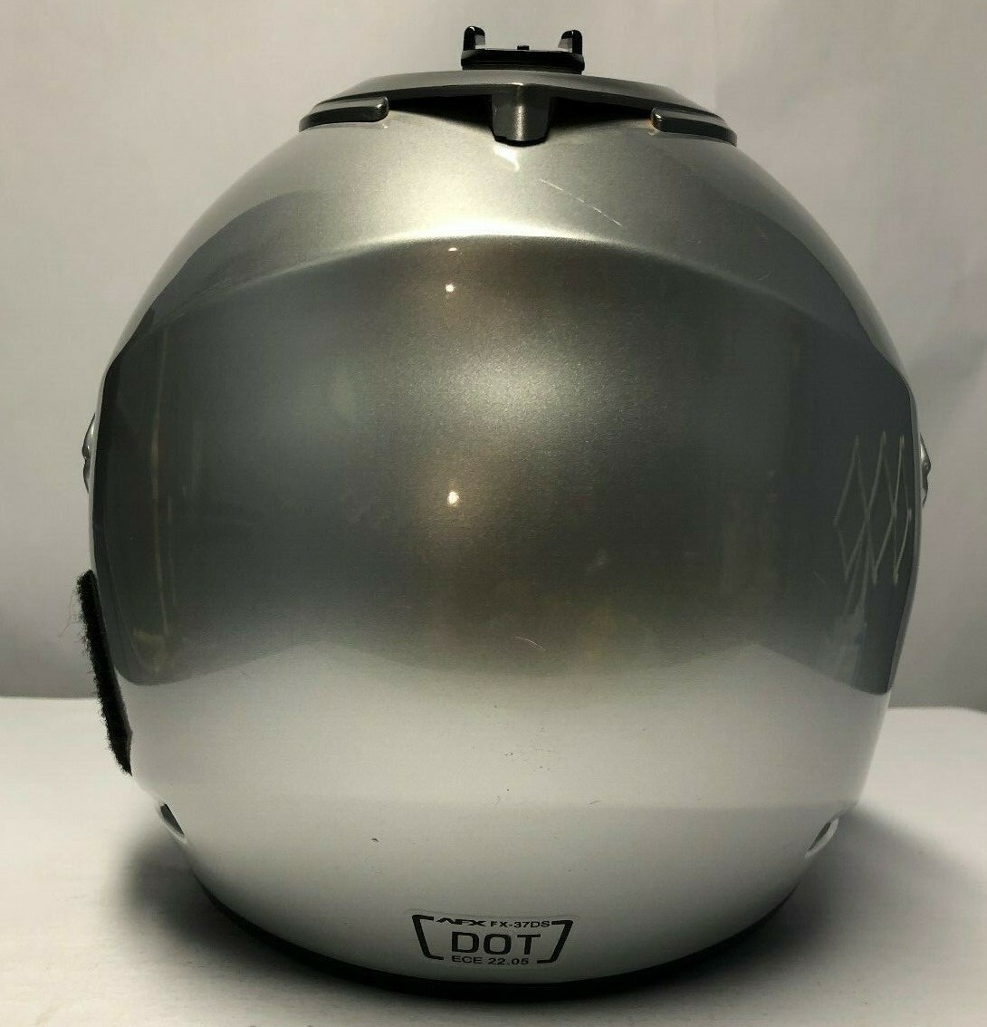 AFX FX-37DS DOT Silver Motorcycle Helmet With Visor Large 23 5/8" - 24" 60-61cm | eBay AFX FX-37DS DOT Silver Motorcycle Helmet With Visor Large 23 5/8" - 24" 60-61cm | eBay