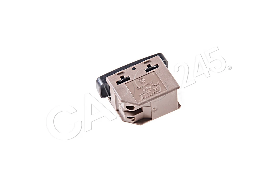 正品 VW Beetle Cabrio Cabriolet Bettle 全新开关缎面黑色 1C096212501C — 第 2/4 张图片