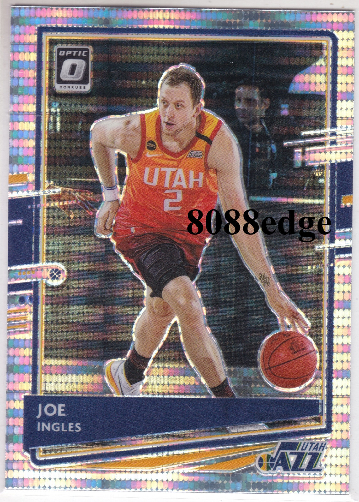2020-21 DONRUSS OPTIC TARGET SILVER PULSAR PRIZMS: JOE INGLES #64 JAZZ/AUSTRALIA