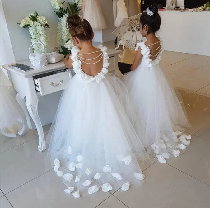 White dress for on sale kid girl