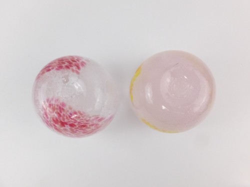 Bicchieri in vetro Ryukyu, necessità quotidiane, vetro a bolle - Foto 2 di 4