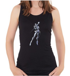 Jojo S Bizarre Adventure Silver Chariot Women S Sleeveless Tank Top T Shirt Ebay