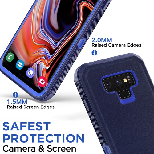 For Samsung Galaxy Note 9 Heavy Duty Case Cover Tempered Glass Screen Protector - Picture 8 of 54