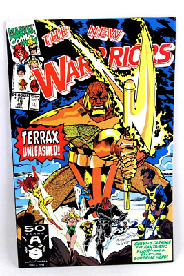 New Warriors #16 Terrax Unleashed Fantastic Four 1991 Marvel Comics F-/F