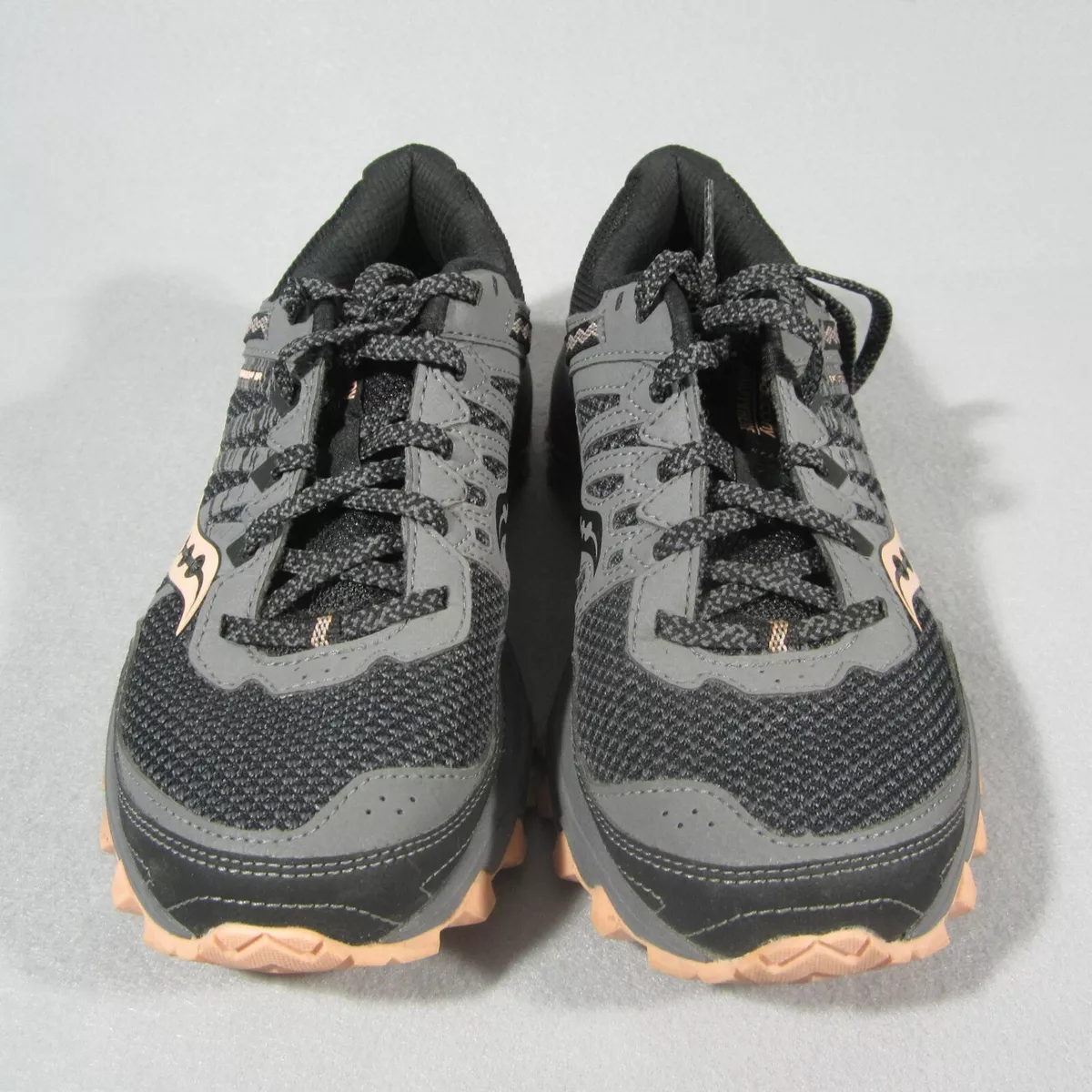 Saucony women's excursion tr12 clearance trail running shoes - grey/peach