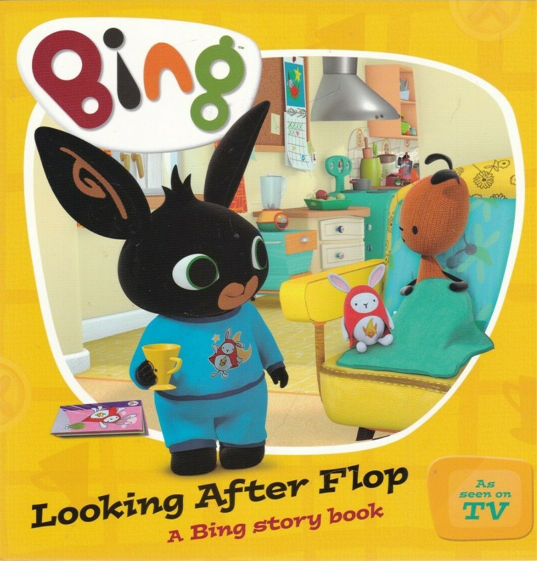 BING LOOKING AFTER FLOP STORY BOOK NEW PAPERBACK CHILDRENS STORY TV