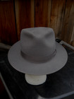 Vintage Beaver Brand Grey Beaver Xxxxx Fedora Hat Men'S Sz 7-1/8(Med) 2-1/4"Brim