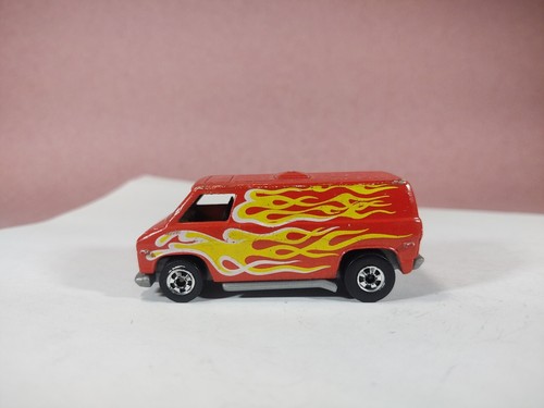 Hot Wheels Red Super Van with Orange Flames 1974 EXCELENTE ESTADO - Imagen 5 de 12