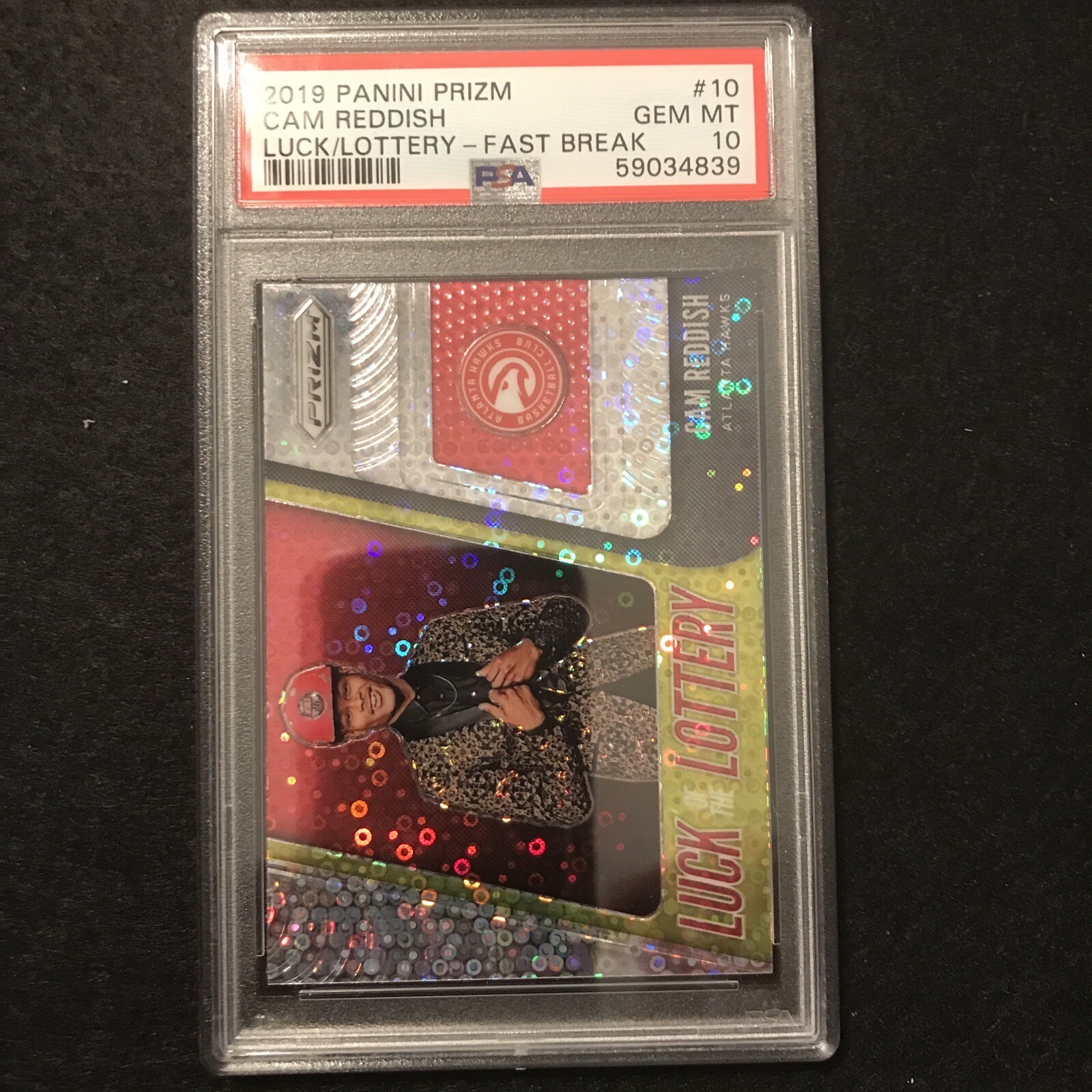 2019-20 Panini Prizm - Luck of the Lottery Silver Prizm #10 Cam Reddish (RC)