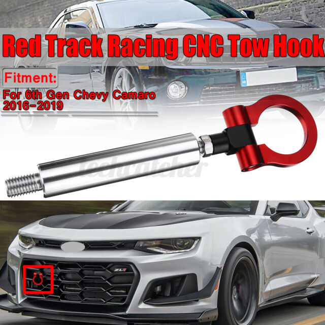 Track Racing CNC Aluminum Tow Hook For 2015-2019 6th Gen Chevy Sports Camaro