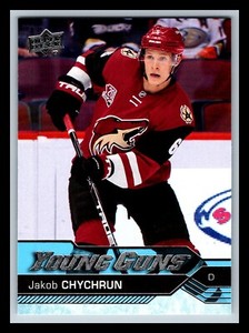 2016-17 UD SERIES 1 YOUNG GUNS JAKOB CHYCHRUN #206 ROOKIE RC