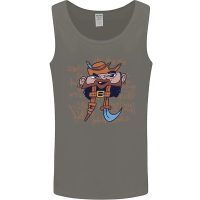 Pi Pirat lustiges Mathe Gleichung Streber Nerd Herren Trägershirt Tank Top