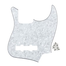 FLEOR Weiße Perle 10 Hole JB Bass Pickguard Scratch Plate Pick Guards