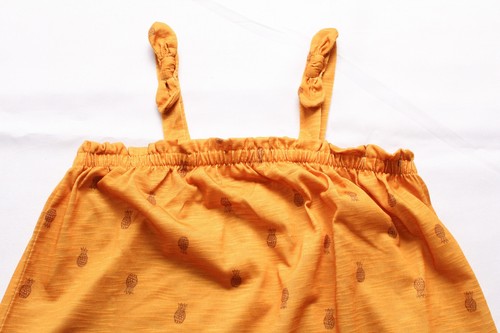 Carter's Girl's 2 Piece Pineapple Loose Fit Pajama Set CG2 Yellow Size 10 NWT - Picture 3 of 7