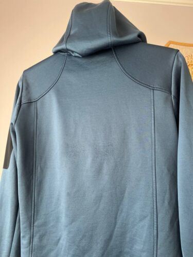 ORTOVOX MERINO INSIDE HOODY FULL ZIP BLUE FLEECE JACKET WOOL MENS SIZE M - Picture 11 of 17