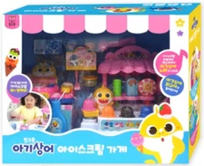 Pinkfong Baby Shark Ice Cream Shop Cash Desk Play Set Genuine