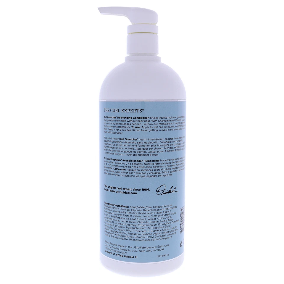Curl Quencher Moisturizing Conditioner by Ouidad for Unisex - 33.8 oz - Image 3 of 3