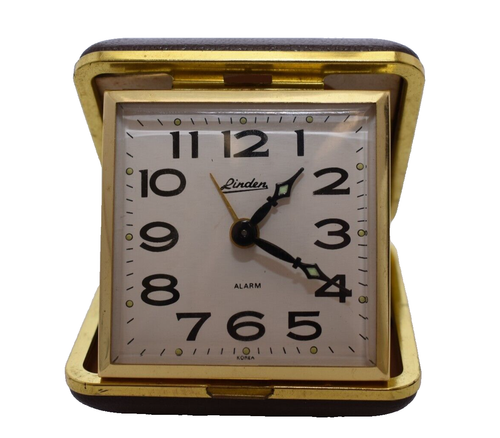 Reloj despertador de viaje Linden vintage (no funciona) - Imagen 1 de 7