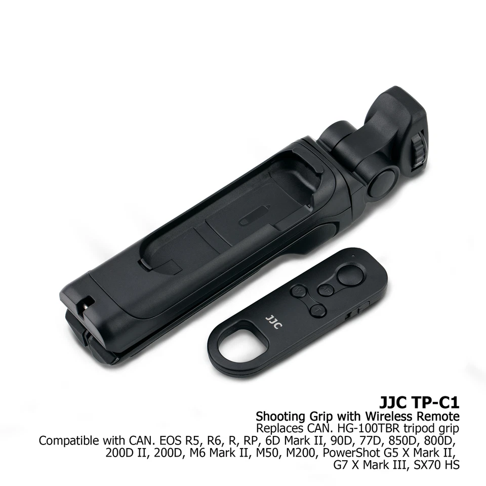 JJC Bluetooth Remote Tripod for Canon EOS R RP R5 R6 M50 6D Mark II G7X as BR-E1 - Image 2 of 4