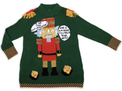 NWOT King Nutcracker Sweater Dark Green Size L