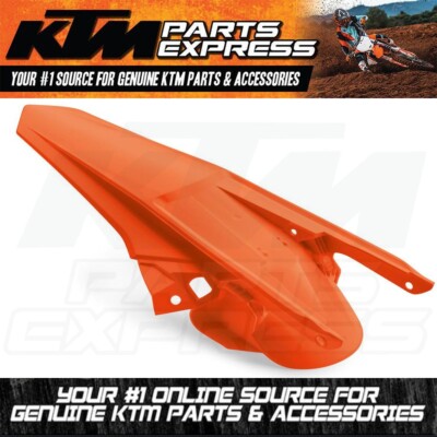NEW OEM KTM ELECTRONIC ORANGE REAR FENDER EXC ORANGE 2017-2019