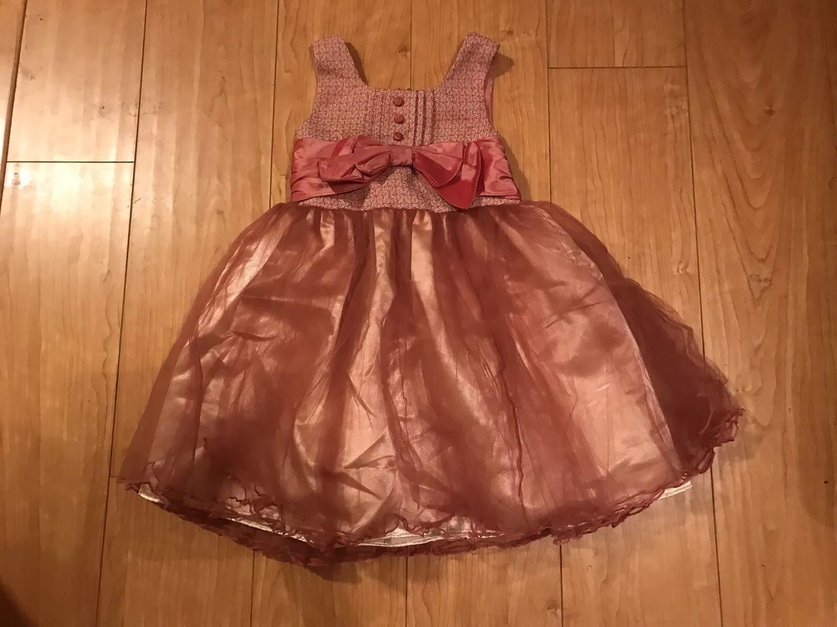 Pre-owned Bonnie Jean Brand Pink Color Layers Tutu Dress For Girl