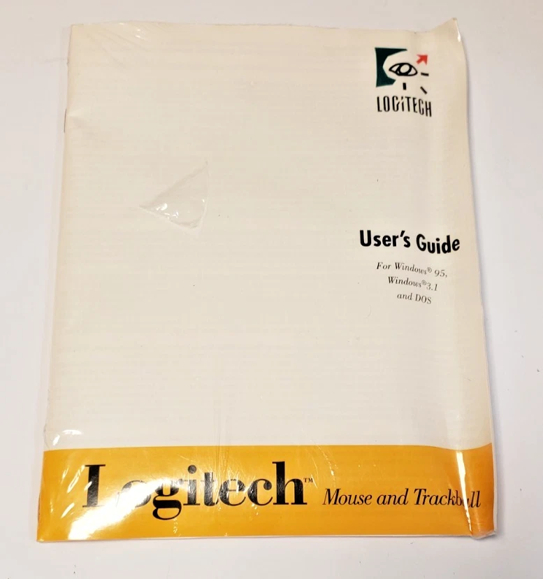 Logitech Marble Mouse T-CM14 Trackball Computer Mouse w/Users Guide - Image 4 of 4