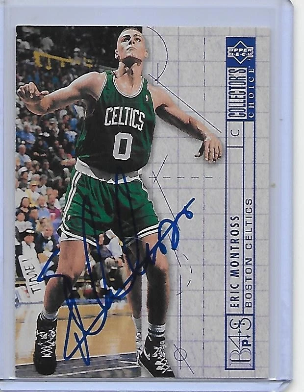 Eric Montross Basketball Autographed Sports Trading Cards